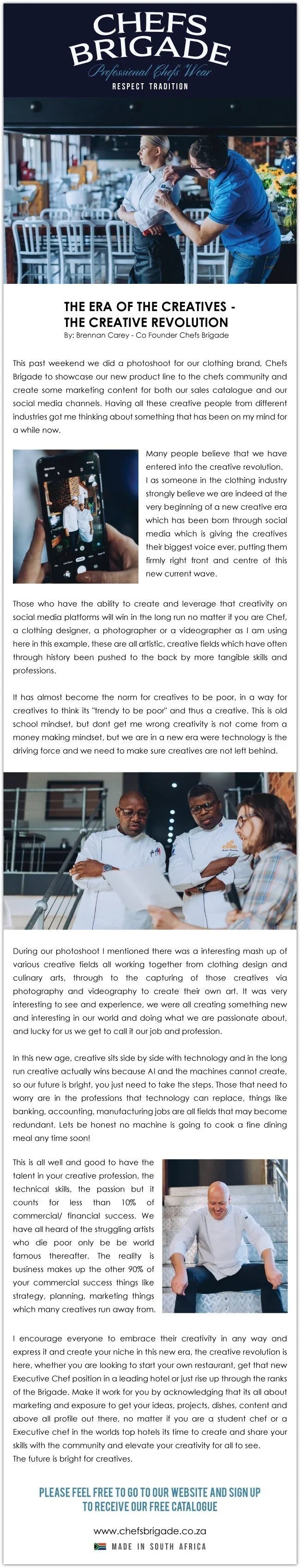 The Era of Creatives