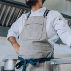 Bridgerton Grey Apron