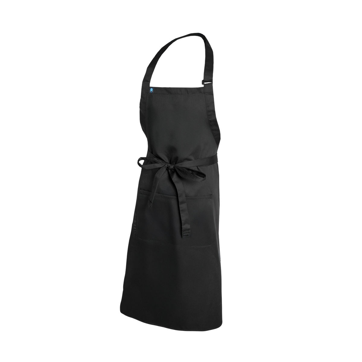 Black apron on a white background
