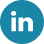 LinkedIn logo on a blue background
