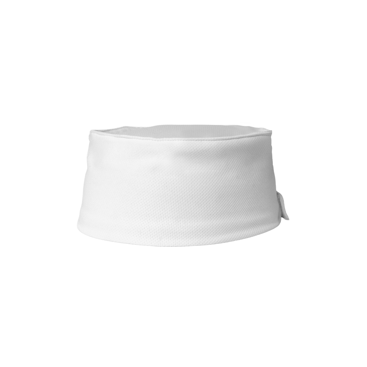 White chef's hat on a white background