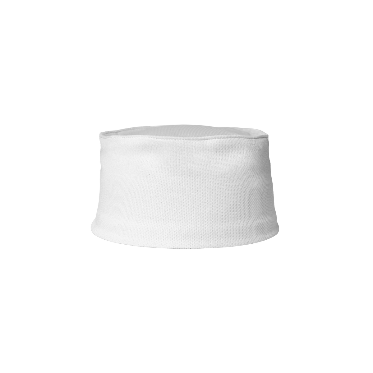 White chef's hat on a white background