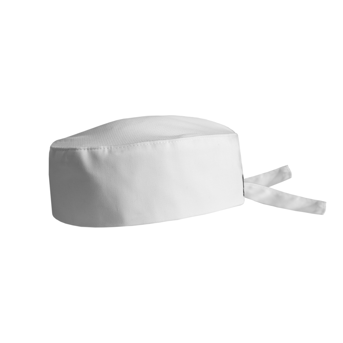 White chef's hat on a white background